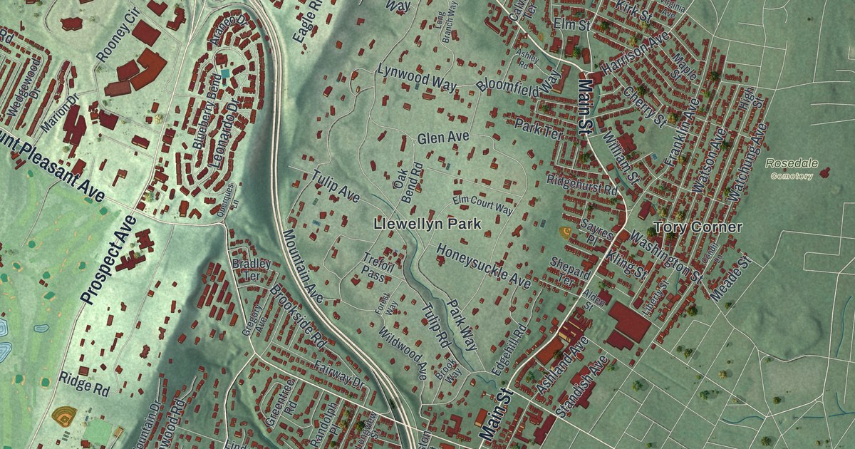 Map of West Orange, New Jersey