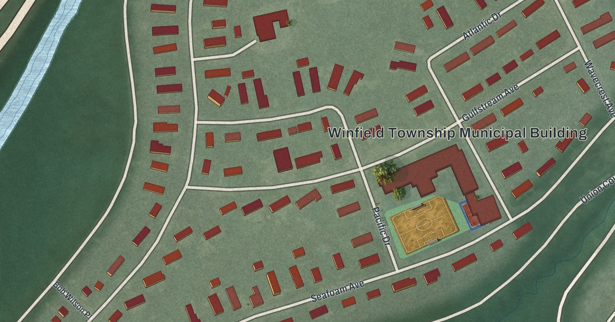 Map of Winfield, New Jersey