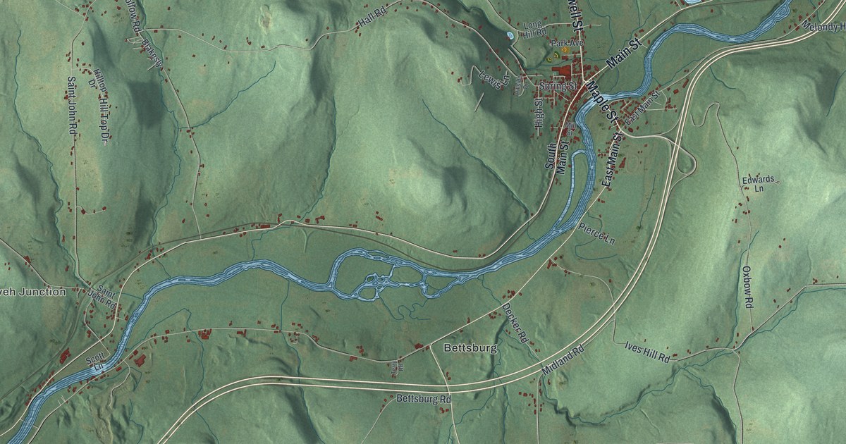 Map of Afton, New York