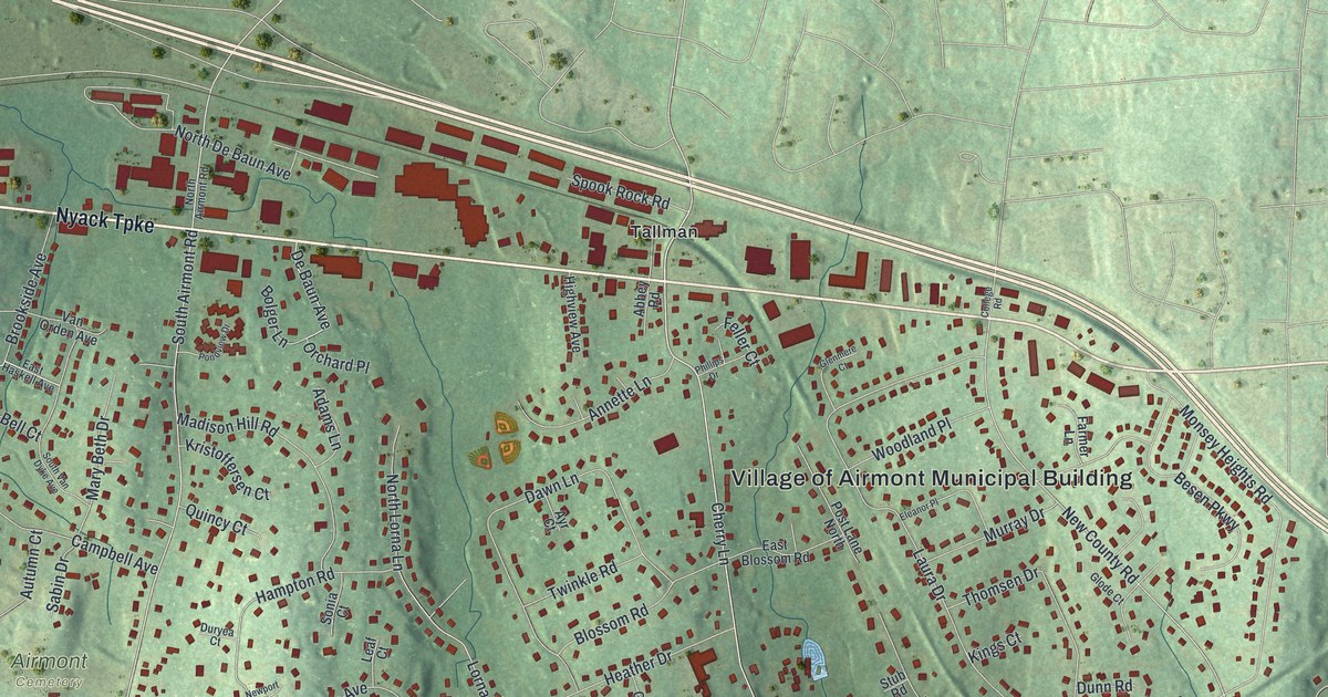 Map of Airmont, New York