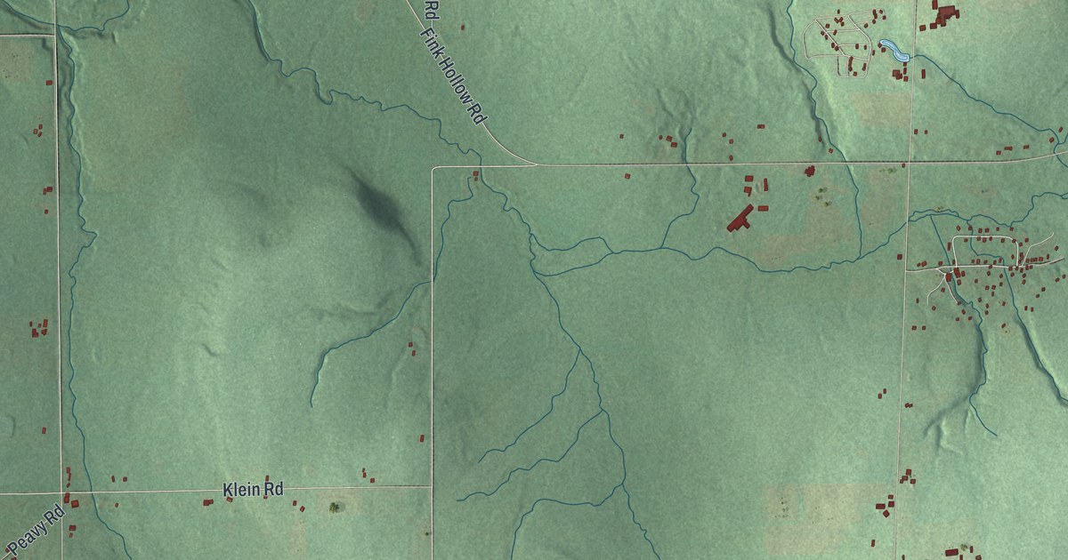 Map of Allen, New York