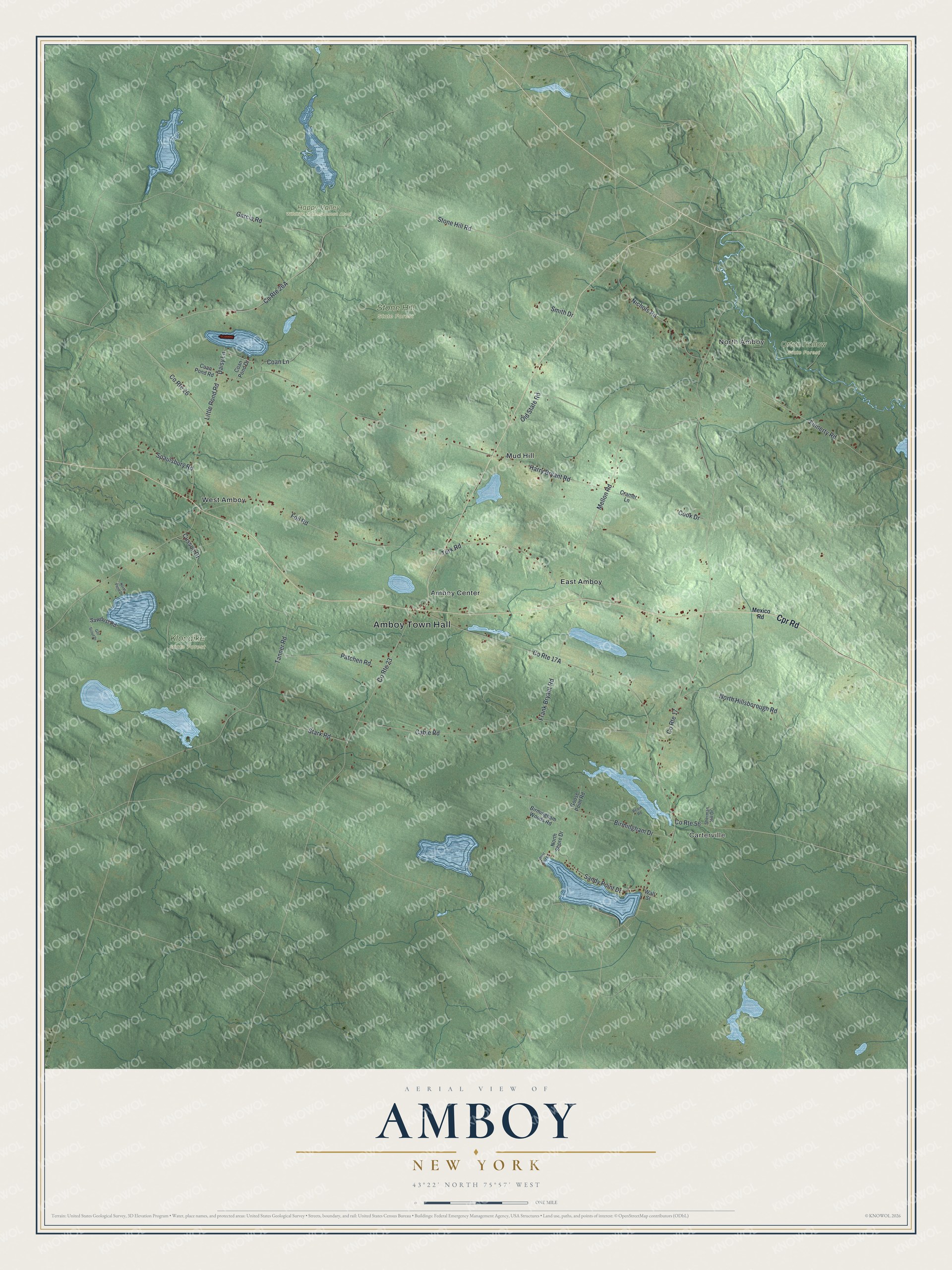 Watermarked full-map preview of Amboy, New York