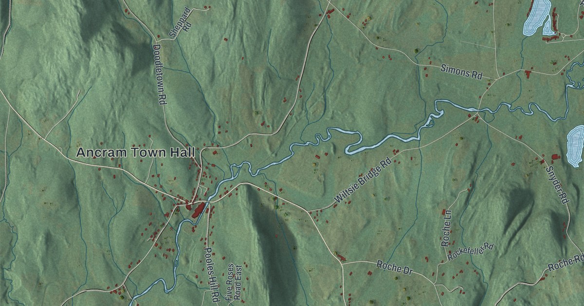Map of Ancram, New York