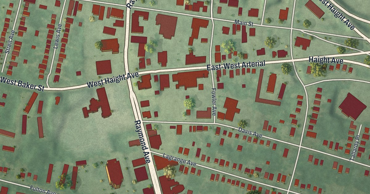 Map of Arlington, New York