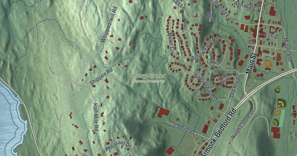 Map of Armonk, New York