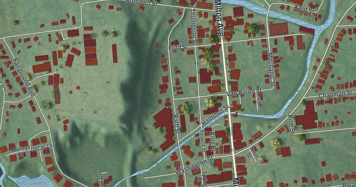 Map of Ballston Spa, New York