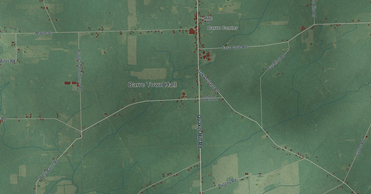 Map of Barre, New York