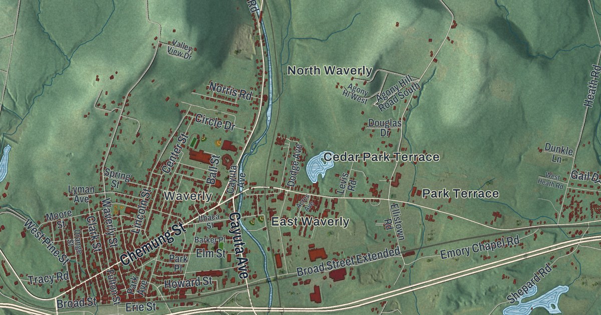 Map of Barton, New York