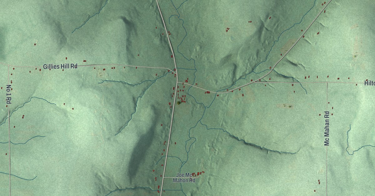 Map of Birdsall, New York