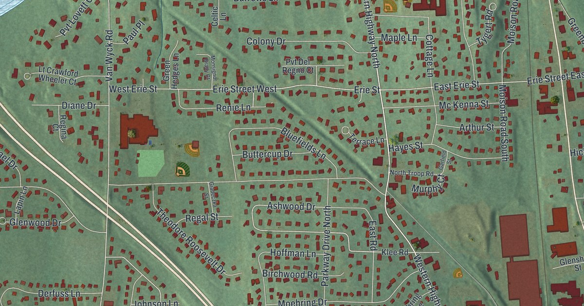 Map of Blauvelt, New York
