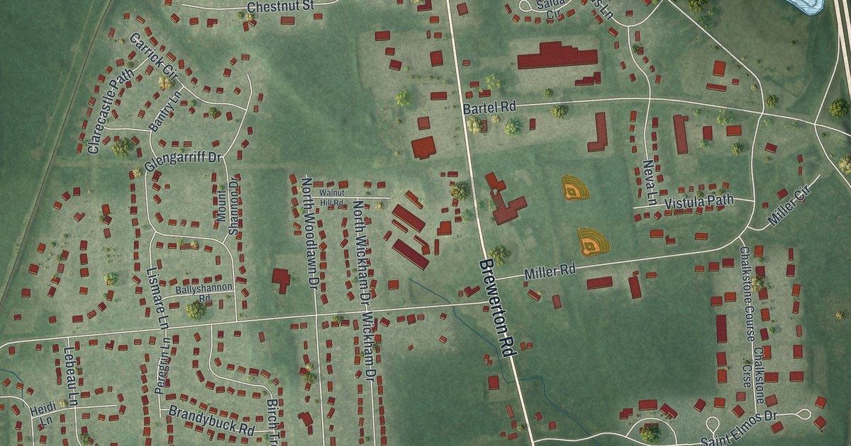 Map of Brewerton, New York