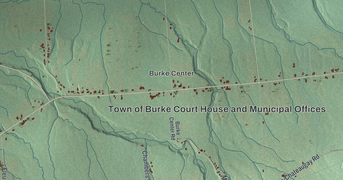 Map of Burke, New York