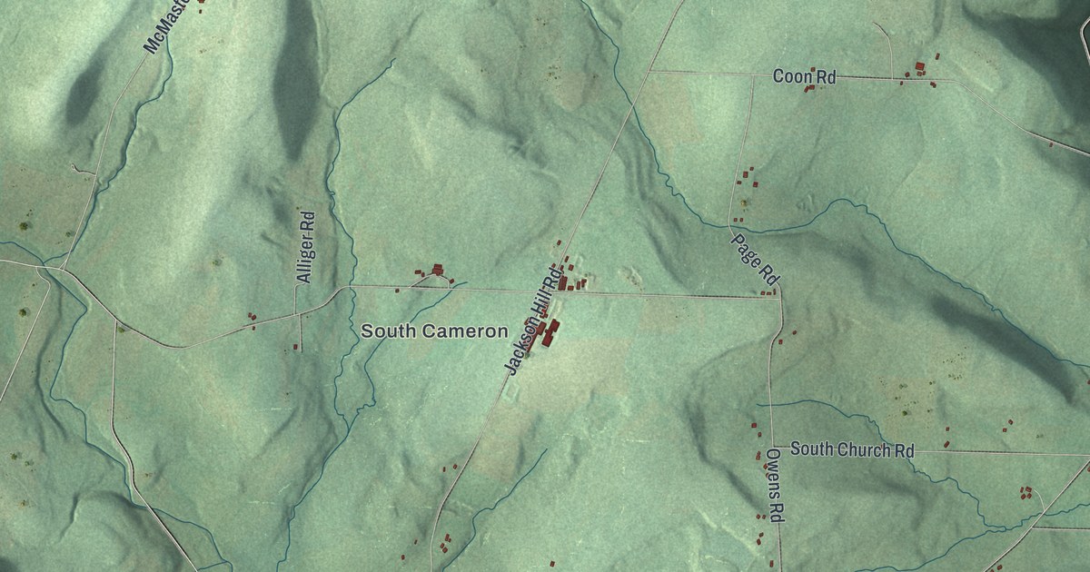 Map of Cameron, New York