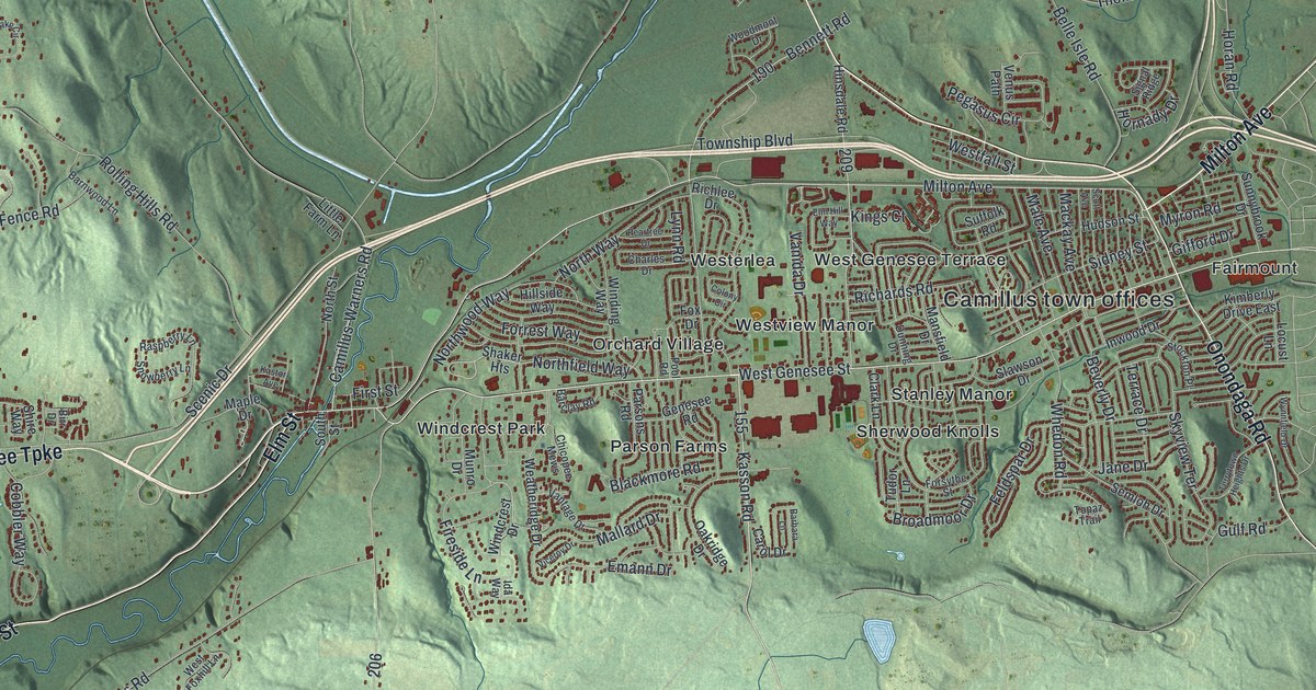 Map of Camillus, New York