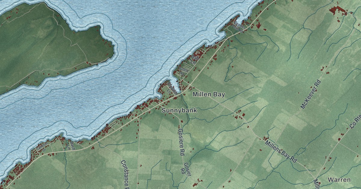 Map of Cape Vincent, New York