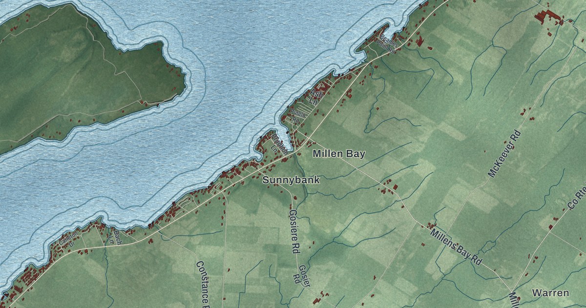 Map of Cape Vincent, New York