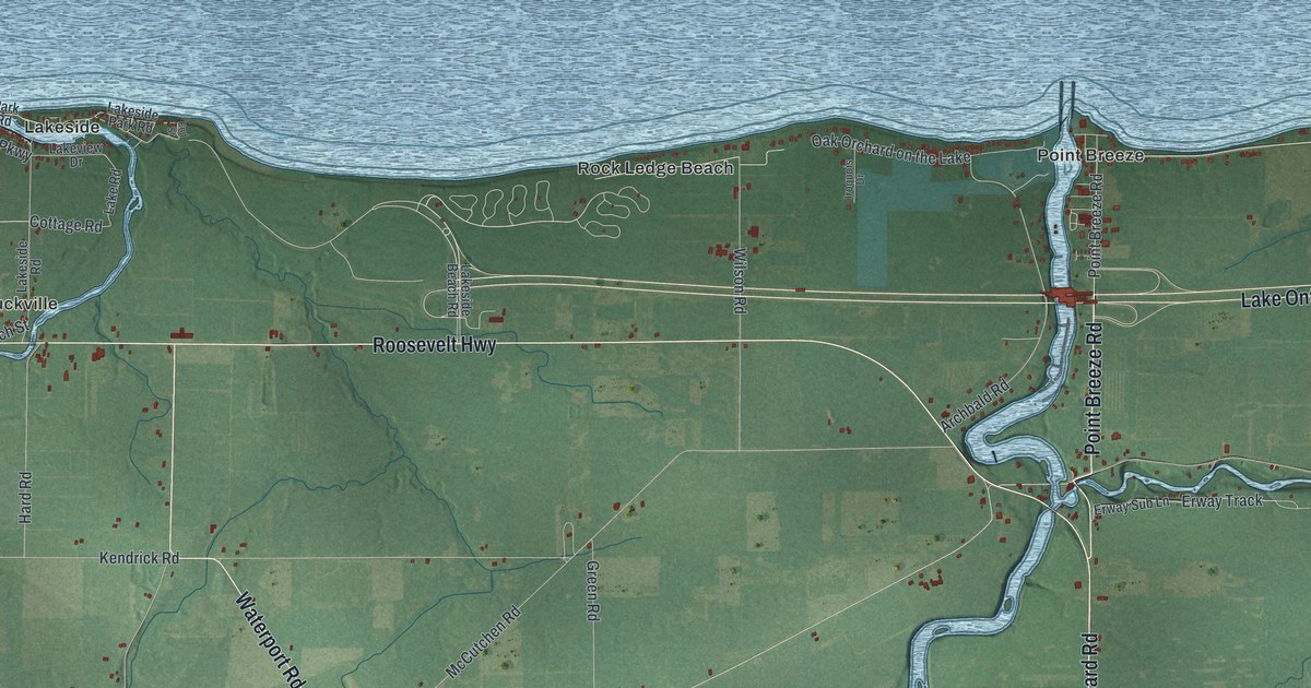 Map of Carlton, New York
