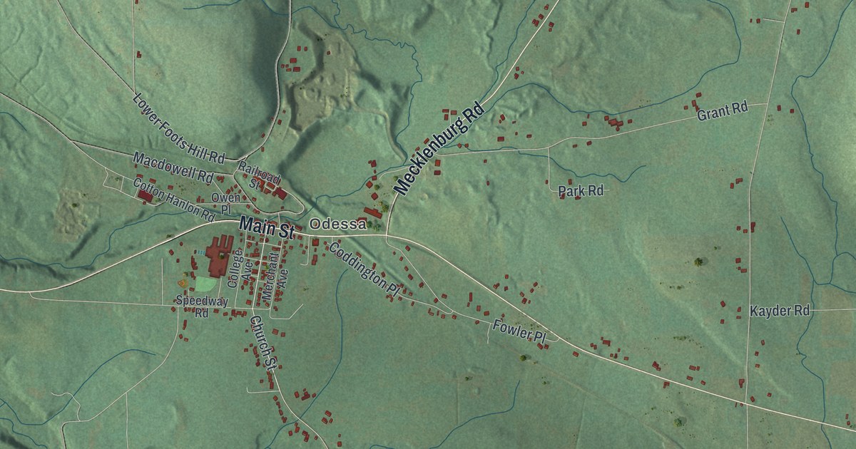 Map of Catharine, New York