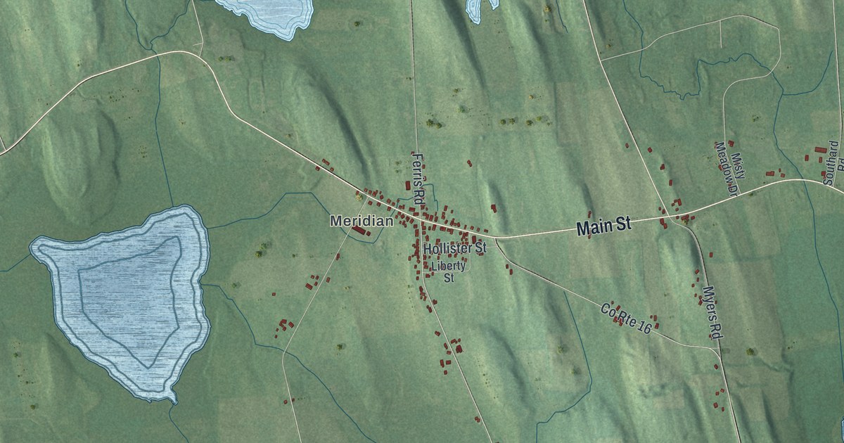 Map of Cato, New York