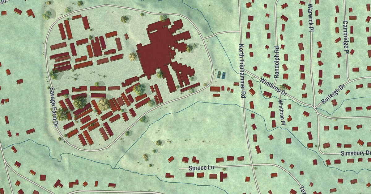 Map of Cayuga Heights, New York