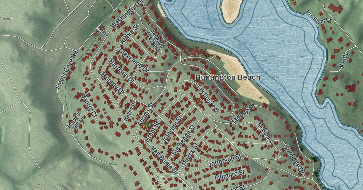 Map of Centerport, New York