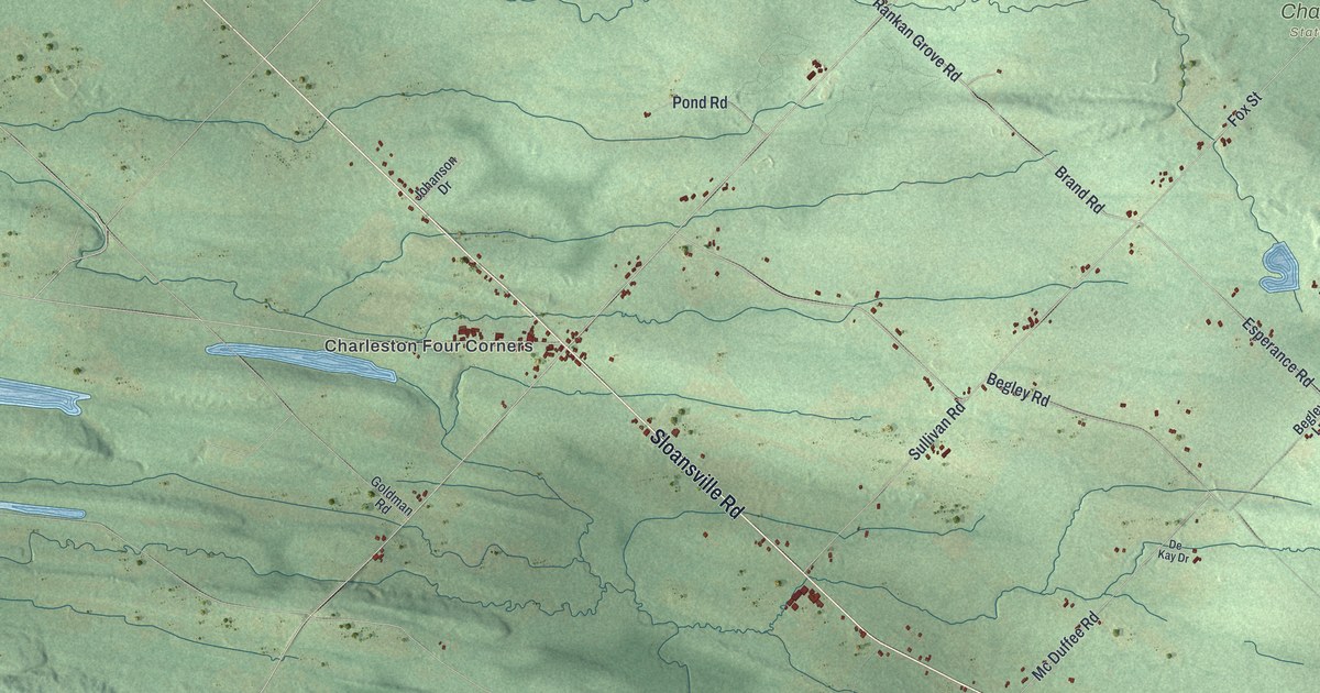 Map of Charleston, New York