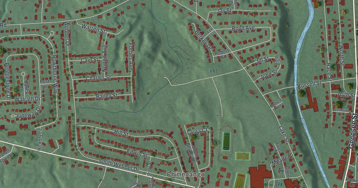 Map of Chittenango, New York