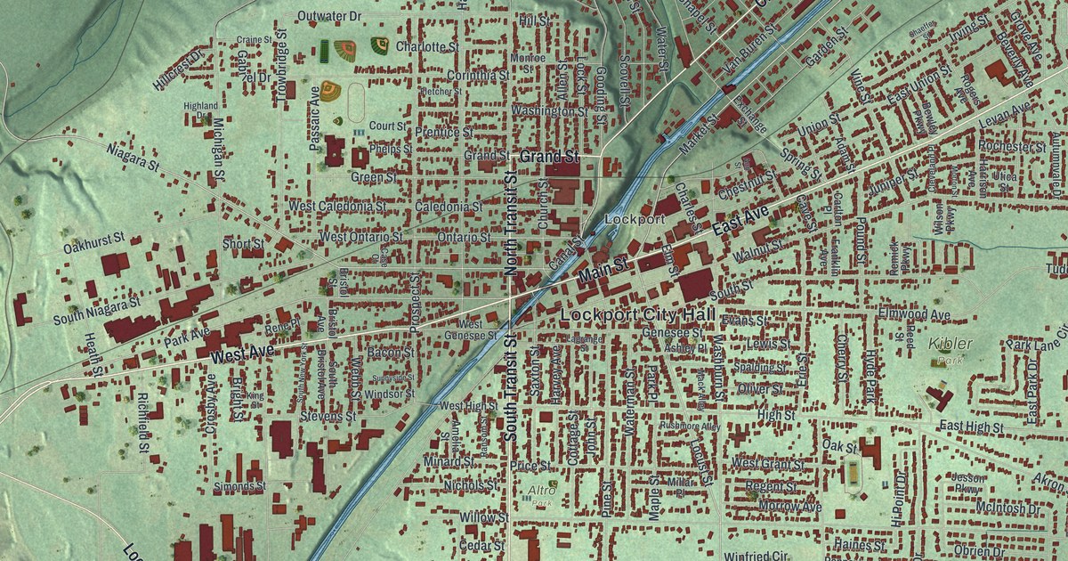 Map of the City of Lockport, Niagara County, New York
