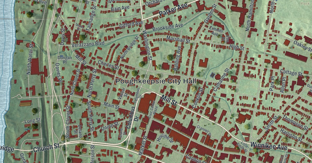 Map of the City of Poughkeepsie, Dutchess County, New York