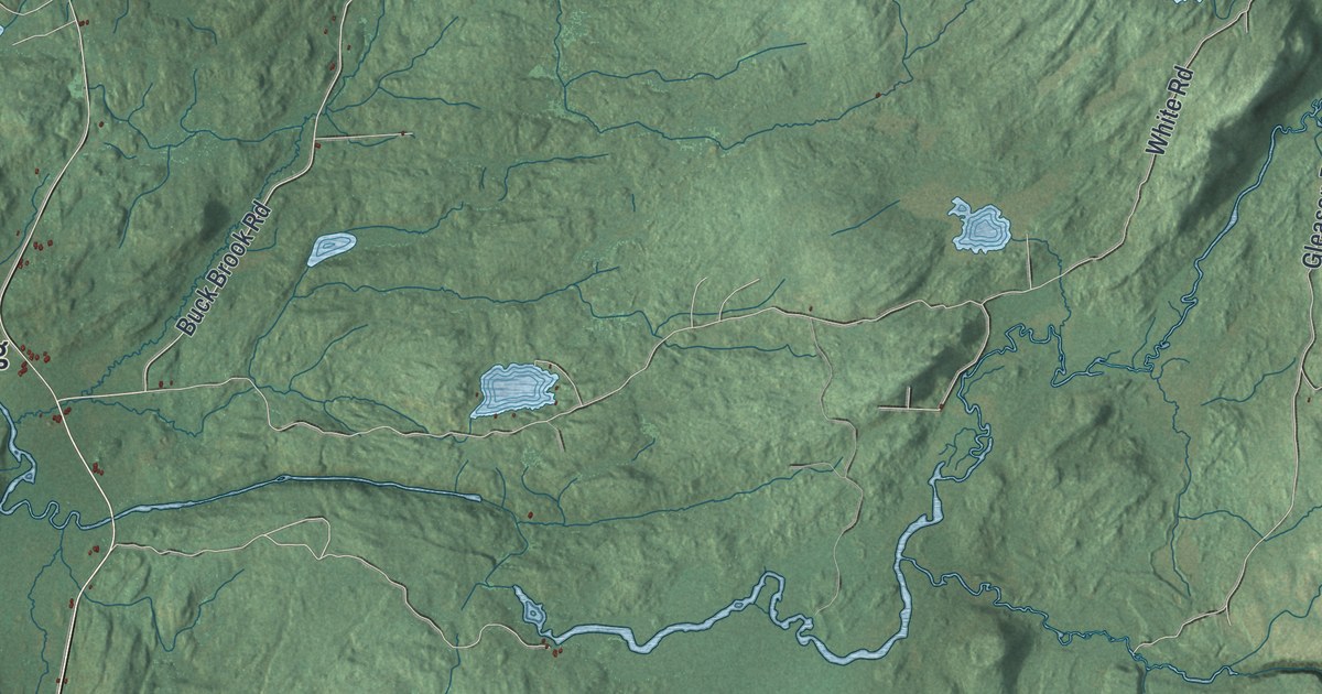 Map of Clare, New York