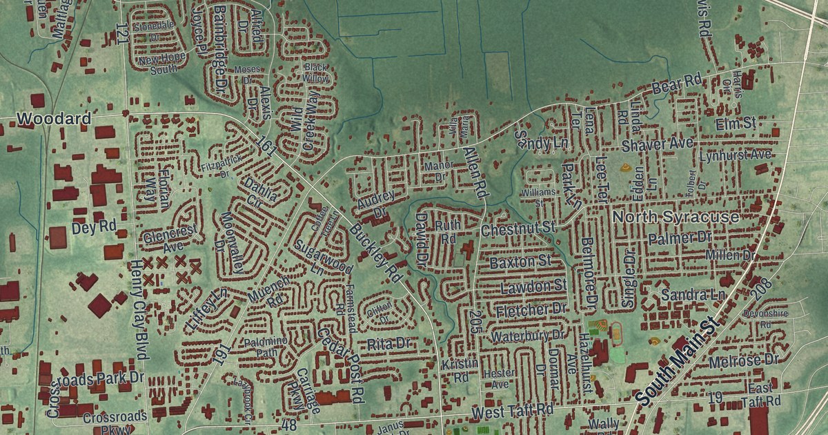 Map of Clay, New York