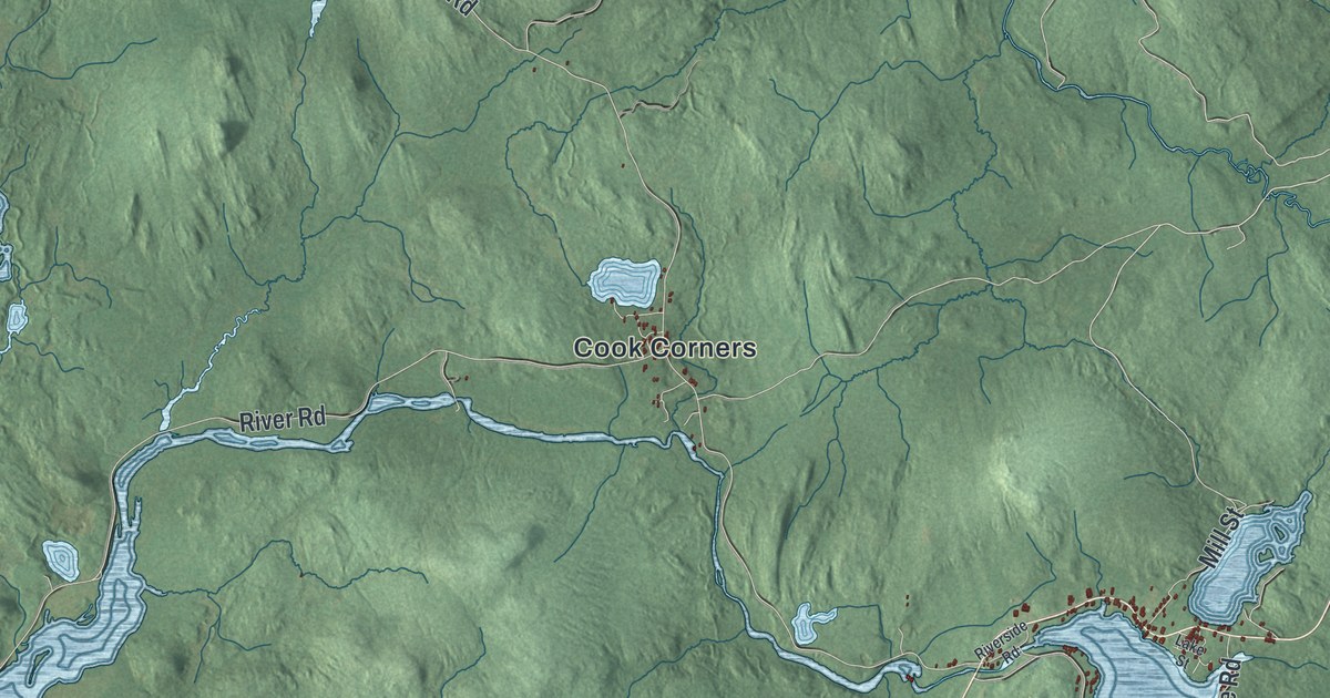 Map of Clifton, New York