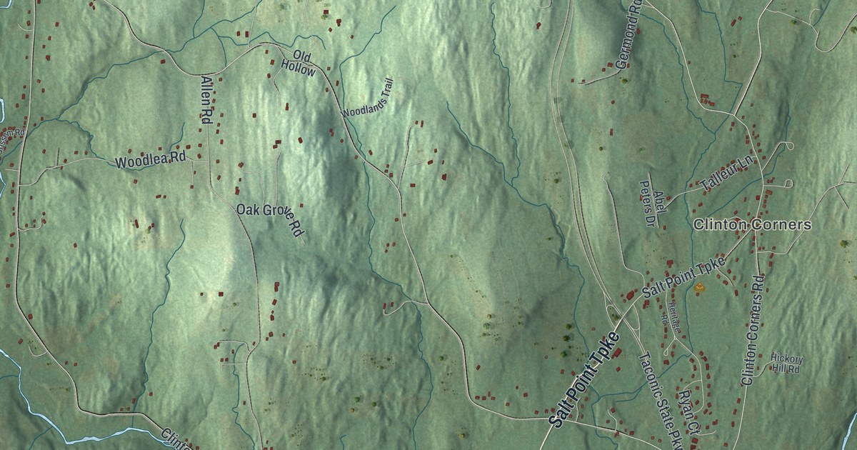 Map of Clinton, Dutchess County, New York