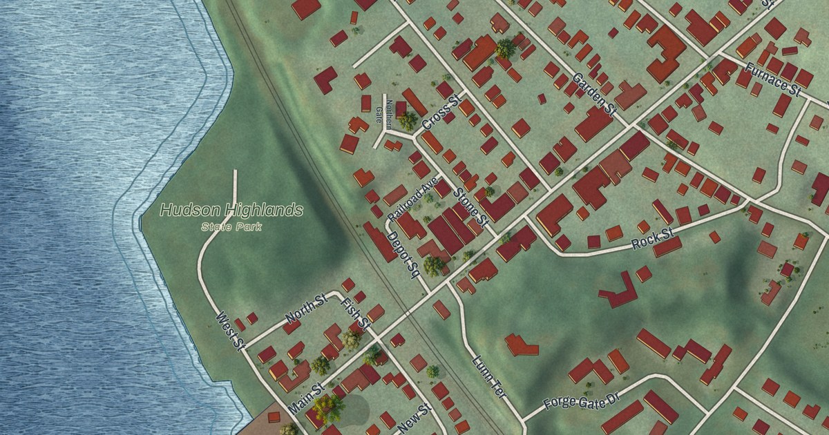 Map of Cold Spring, New York