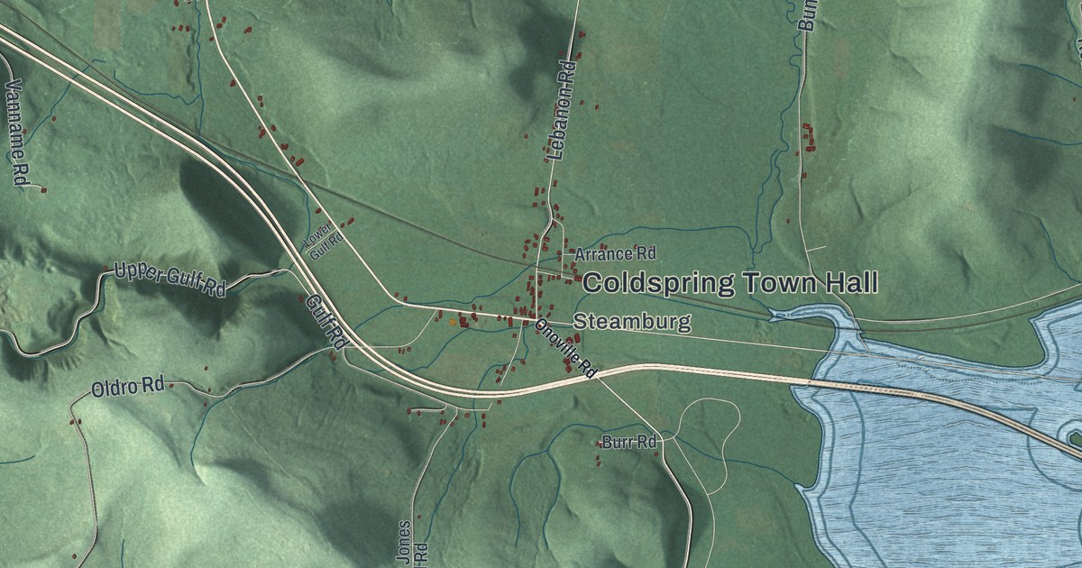 Map of Coldspring, New York