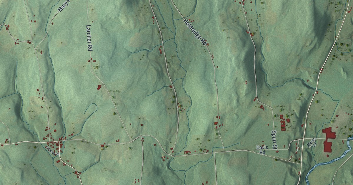 Map of Columbus, New York