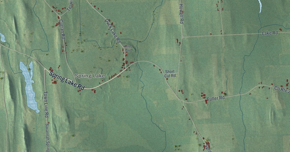 Map of Conquest, New York