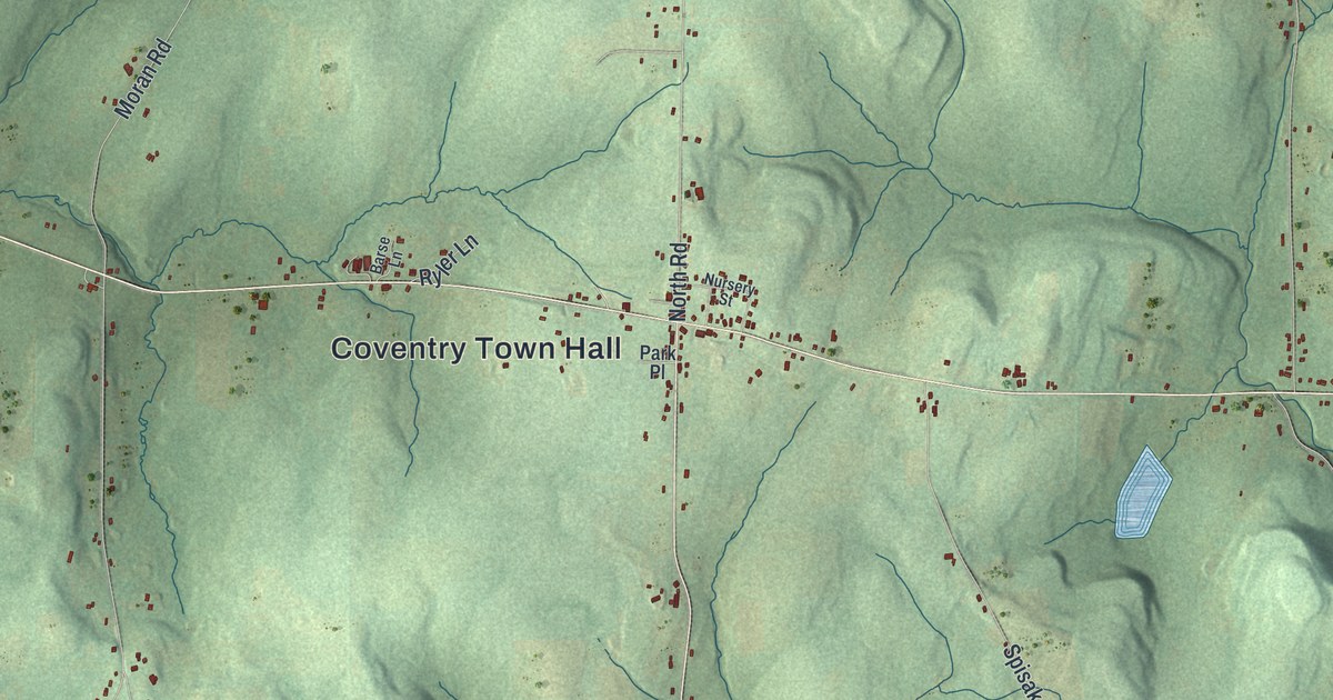 Map of Coventry, New York