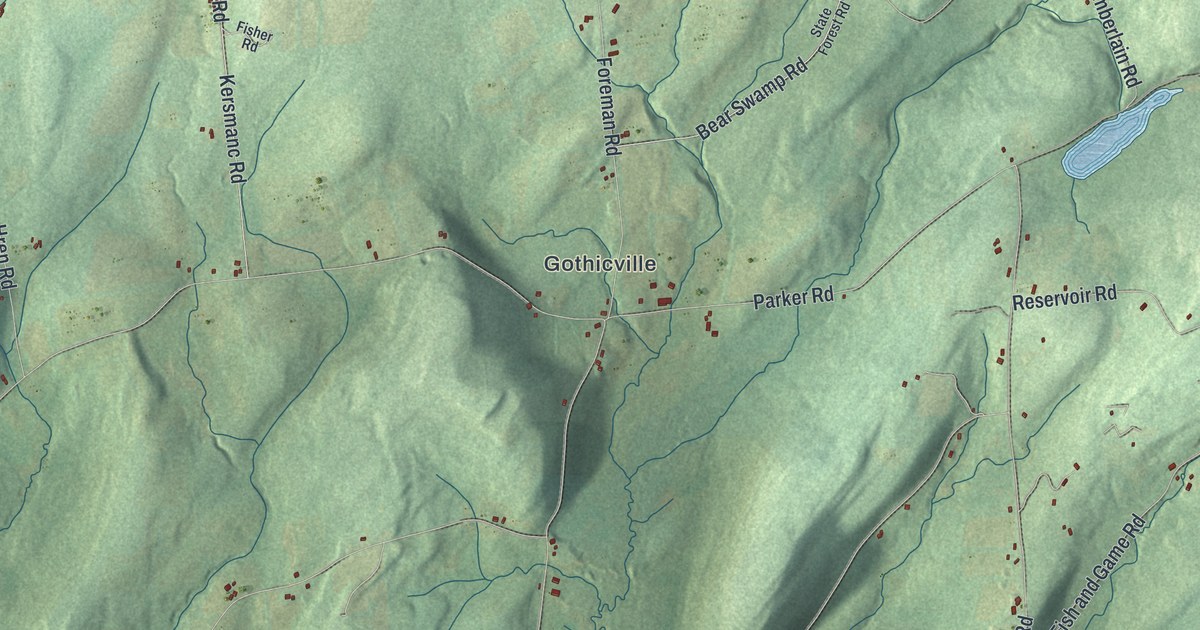Map of Decatur, New York
