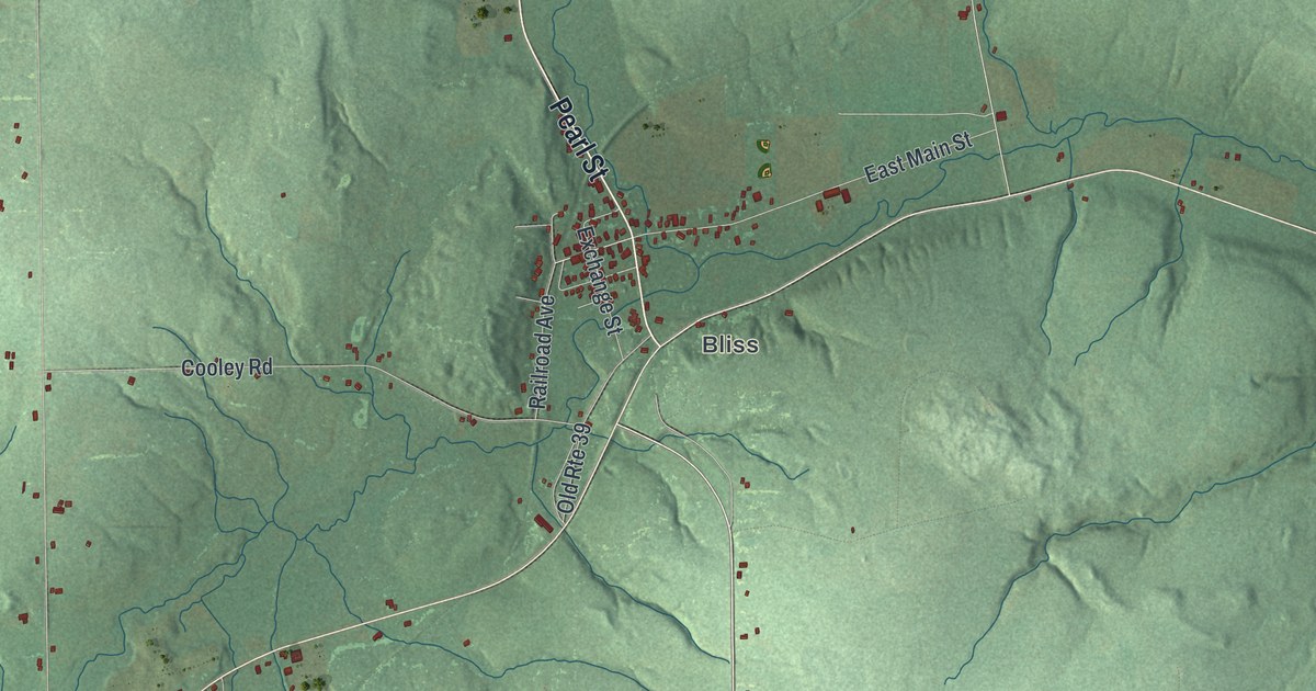 Map of Eagle, New York