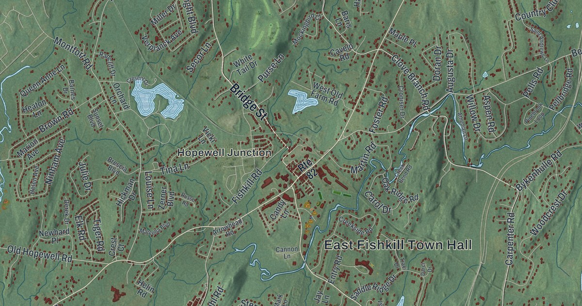 Map of East Fishkill, New York