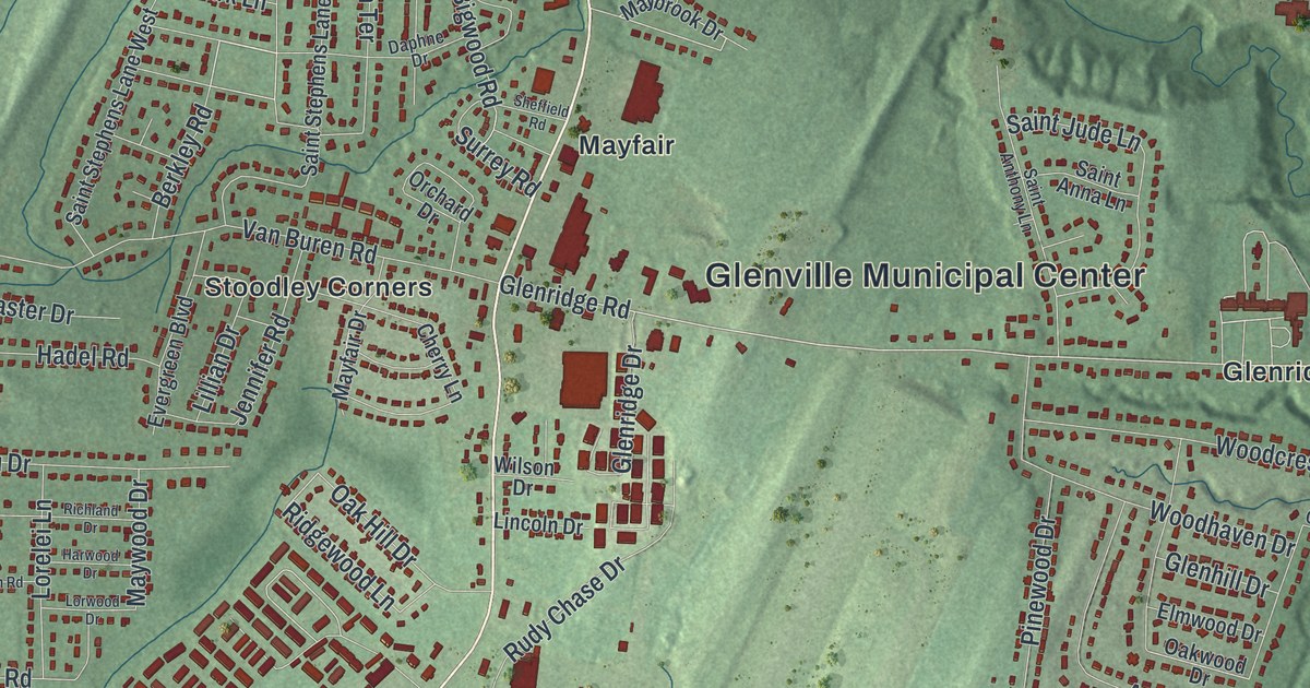 Map of East Glenville, New York