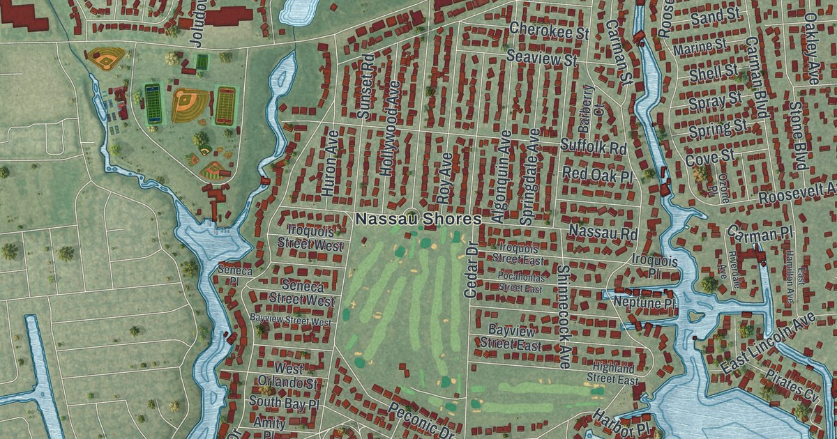 Map of East Massapequa, New York
