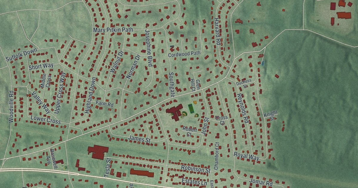 Map of East Shoreham, New York