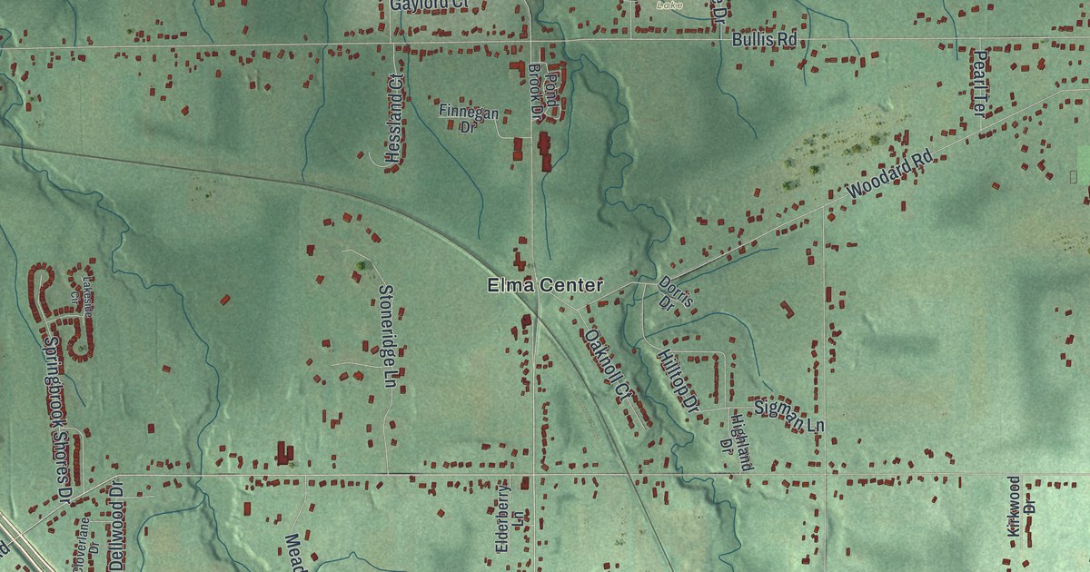 Map of Elma, New York