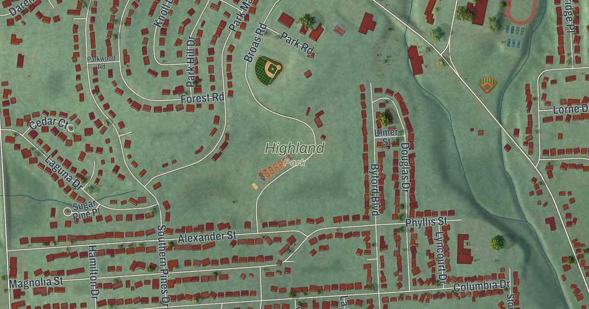 Map of Endwell, New York