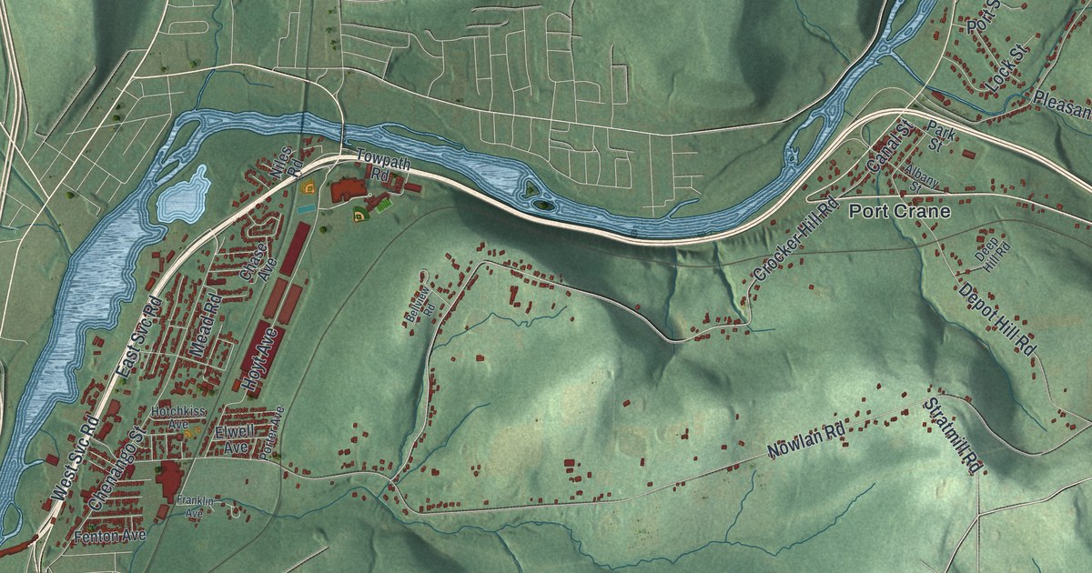 Map of Fenton, New York