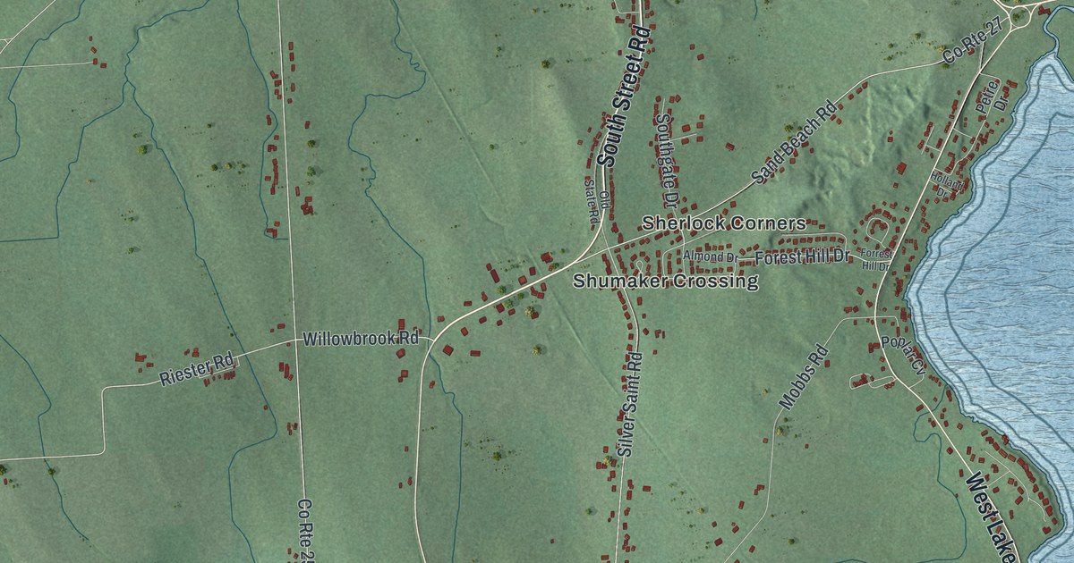 Map of Fleming, New York