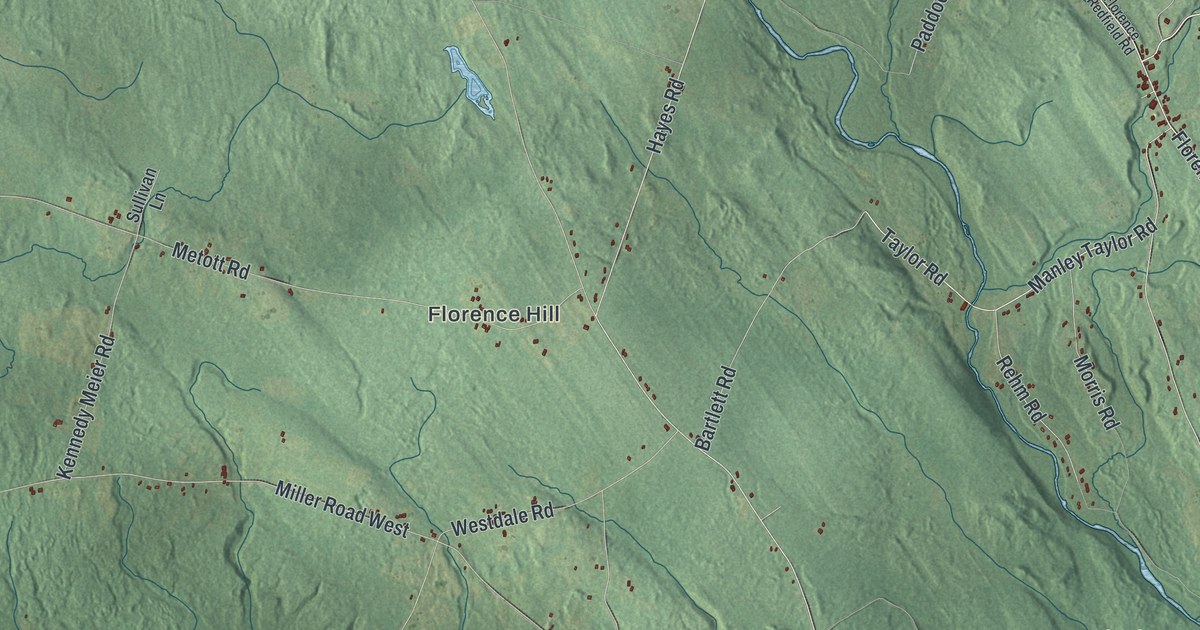 Map of Florence, New York