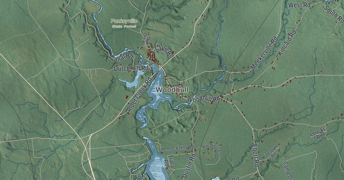 Map of Forestport, New York
